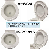 TMC 電動マリントイレ 12Vor 24V コンパクト パネルスイッチ ( オートスイッチ ) 付き テンダリークローズ ラウンド型ベース
