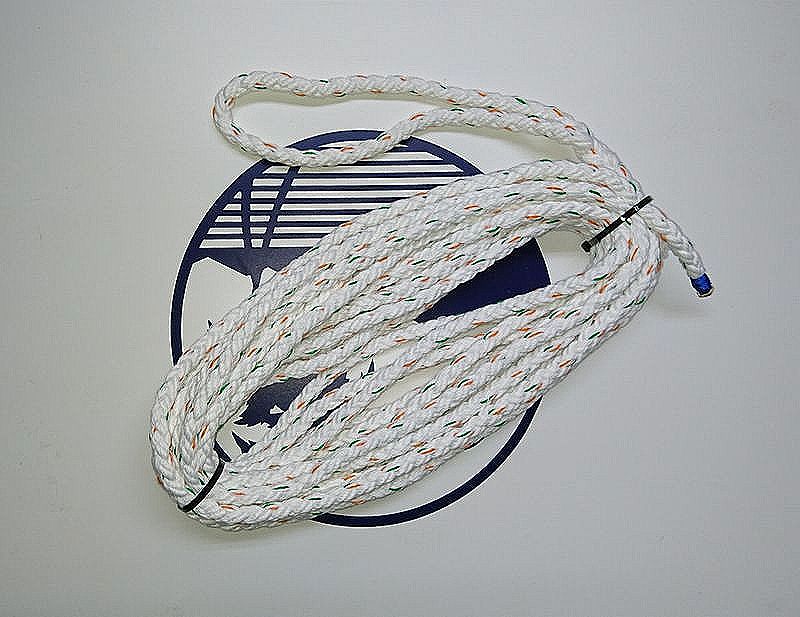 スパンクロス係船ロープ 10mmx10mアイ加工