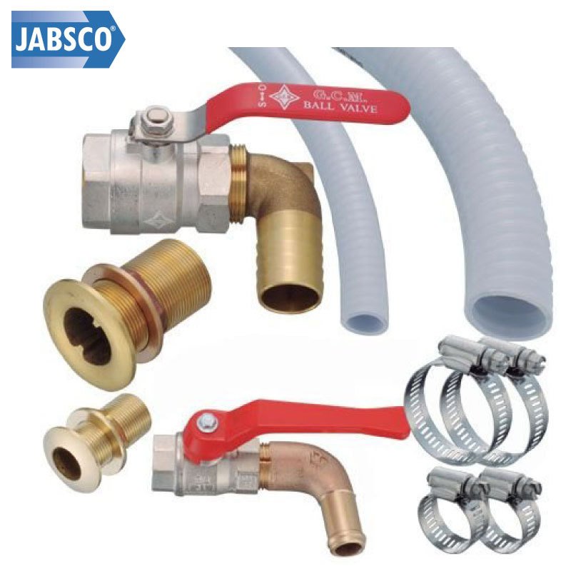ジャブスコ 電動マリントイレ用 配管セット JABSCO