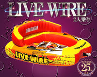 正規品 トーイング チューブ ライブワイヤー 2人乗り エアヘッド LIVE WIRE AIRHEAD 44738 バナナボート ウォータートイ